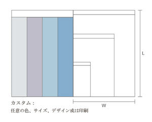 XCGS 卸売 カスタム 環境にやししい エコ 完全生分解性 オリジナル 楕円（小判）抜き袋 持ち手穴袋 底マチ付ポリ手提袋